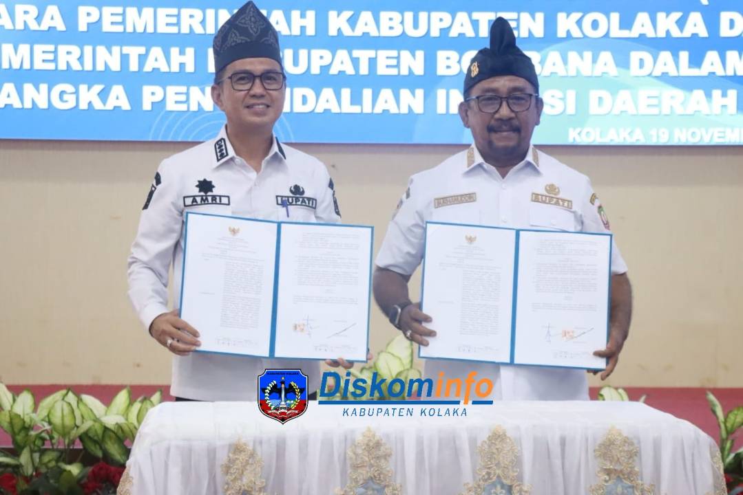 KOLAKA DAN BOMBANA TANDATANGANI KERJA SAMA ANTAR DAERAH (KAD) BIDANG PERIKANAN UNTUK PENGENDALIAN INFLASI 2025