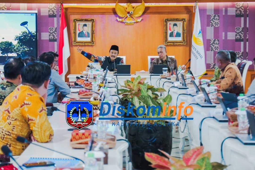 BUPATI KOLAKA KUNJUNGI KEMENSOS, BAHAS PROGRAM “SEKOLAH RAKYAT”