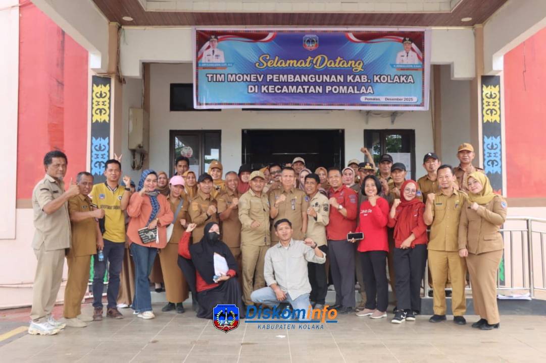 Monev Di Kecamatan Pomalaa & Polinggona Dipimpin Asisten II Kolaka