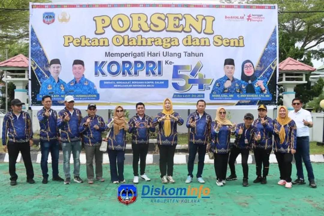 Wakil Bupati Kolaka Resmi Membuka Pekan Olahraga dan Seni Korpri Tahun 2025