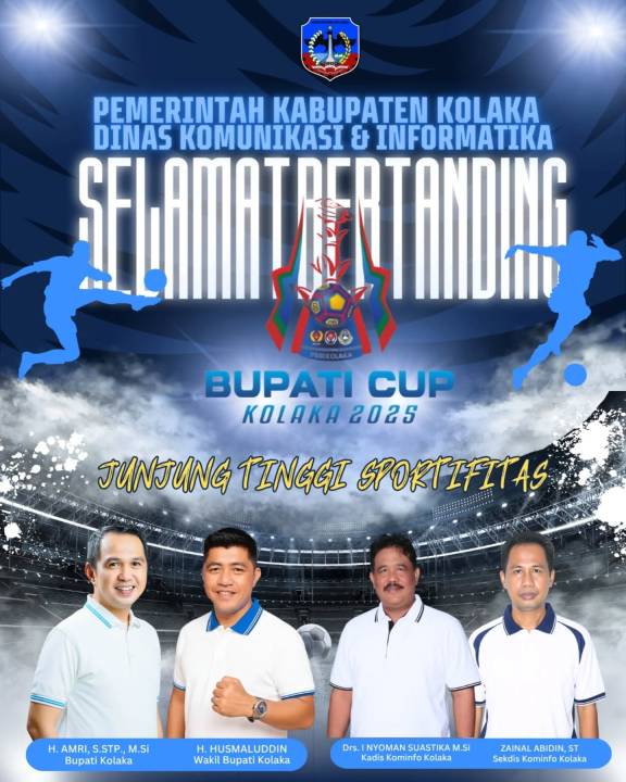 Selamat Bertanding untuk seluruh peserta Bupati Cup Kolaka 2025! Junjung tinggi sportifitas⚽️????????